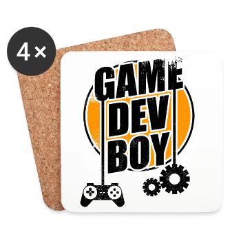 Jeu Dev Boy - Dessous de verre (lot de 4) - blanc - Devant