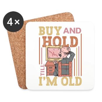 Buy and keep 'til I'm old - Coasters (set of 4) - white - Front