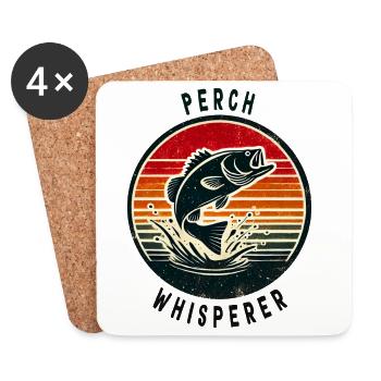 Barsch Flüsterer Design - Untersetzer (4er-Set) - Weiß - Vorne