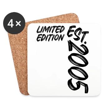 Limited Edition Est. 2005 - Untersetzer (4er-Set) - Weiß - Vorne