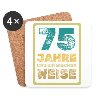 Wisdom 75 - Coasters (set of 4) - white - Front