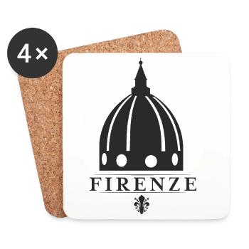 Florenz - Untersetzer (4er-Set) - Weiß - Vorne