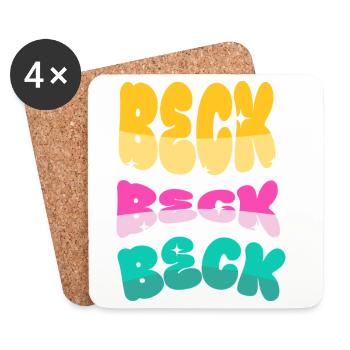 Beck  - Untersetzer (4er-Set) - Weiß - Vorne