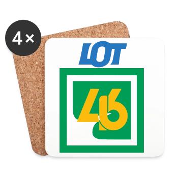 Lot 46 - Coasters (set of 4) - white - Front