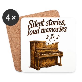 Urbex - Urban Exploration - Coasters (set of 4) - white - Front