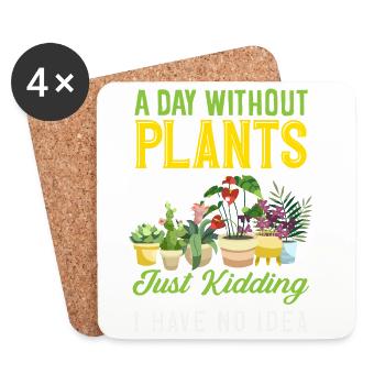 Garden & Plant Lovers Gifts - Coasters (set of 4) - white - Front