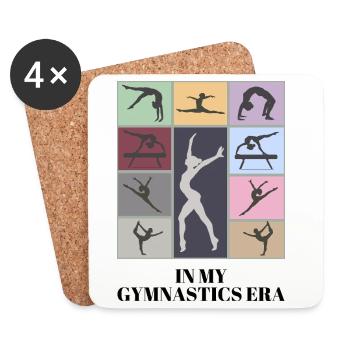 In my gymnastics era - Coasters (set of 4) - white - Front