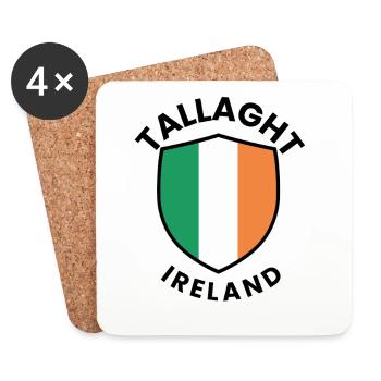 Tallaght Irish Shield - Untersetzer (4er-Set) - Weiß - Vorne