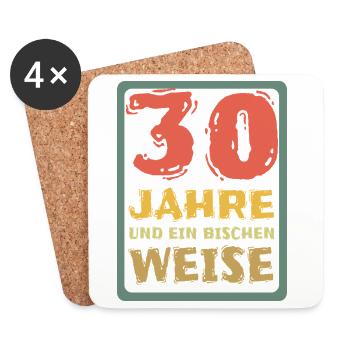 30 - Coasters (set of 4) - white - Front