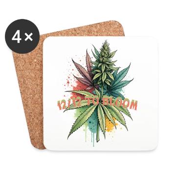 12 /12 to bloom - Untersetzer (4er-Set) - Weiß - Vorne