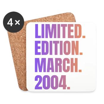 Limited Edition March 2004 - Coasters (set of 4) - white - Front