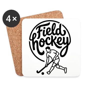 Hockey - Coasters (set of 4) - white - Front