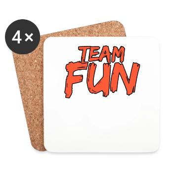 Team Fun - Coasters (set of 4) - white - Front
