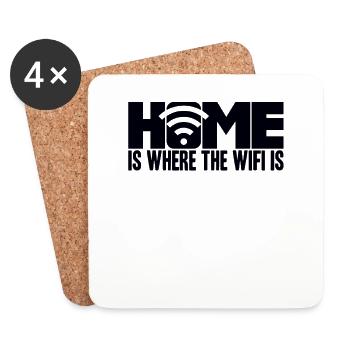 Computer - Coasters (set of 4) - white - Front