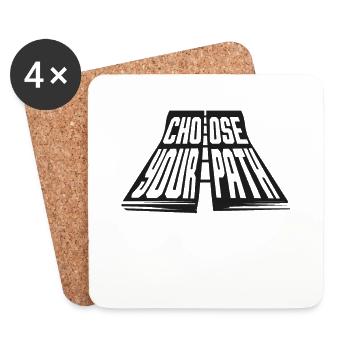 Motivation quote - Coasters (set of 4) - white - Front