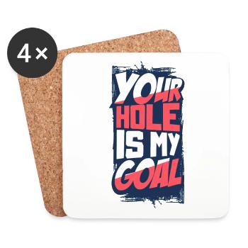 Excavation construction workers excavators - Coasters (set of 4) - white - Front