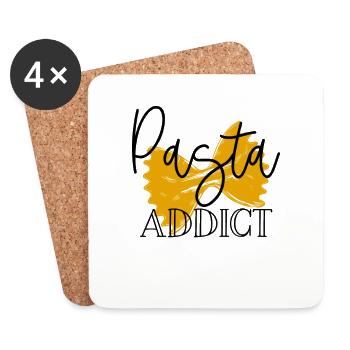 Pasta Nudeln - Untersetzer (4er-Set) - Weiß - Vorne