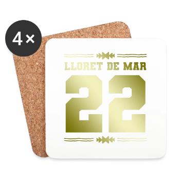 Lloret De Mar 22 - Untersetzer (4er-Set) - Weiß - Vorne
