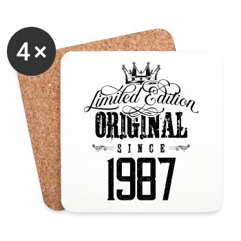 1987 limited edition - Untersetzer (4er-Set) - Weiß - Vorne