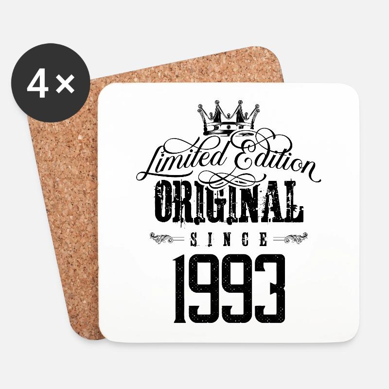 1993 limited edition - Untersetzer (4er-Set) - Weiß
