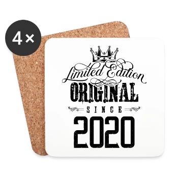 2020 limited edition - Untersetzer (4er-Set) - Weiß - Vorne
