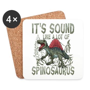 It's Sound Like A Lot Of Spinosaurus - Untersetzer (4er-Set) - Weiß - Vorne