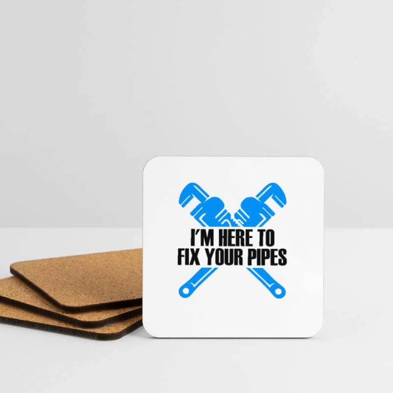 A Pipefitter Pipefitter Pipefitting Coasters (set of 4)