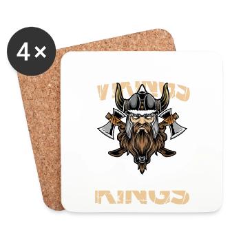 Vikings Are The Sixth Generation Of Kings - Untersetzer (4er-Set) - Weiß - Vorne