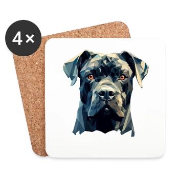 Cane Corso für einen Cane Corso Besitzer - Untersetzer (4er-Set) - Weiß - Vorne