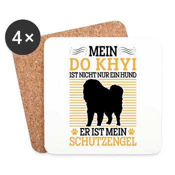Habe einen Do Khyi Tibetanische Dogge - Untersetzer (4er-Set) - Weiß - Vorne