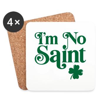 I'm no saint - Coasters (set of 4) - white - Front