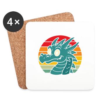 We're Not Calling It Magical Death Spit Dragon - Coasters (set of 4) - white - Front