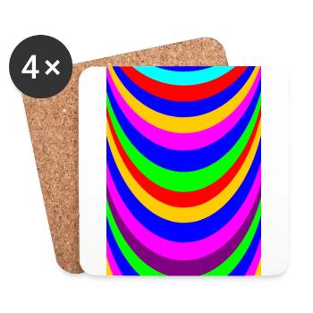 Out To Get Me - Coasters (set of 4) - white - Front