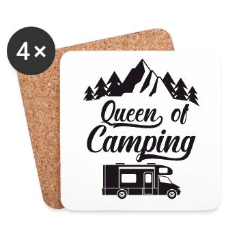 Camper - Untersetzer (4er-Set) - Weiß - Vorne
