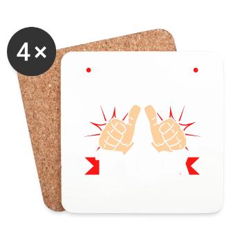 It took 50 years funny 50th birthday - Coasters (set of 4) - white - Front