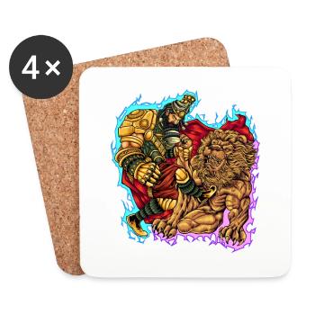 Gilgamesh - Coasters (set of 4) - white - Front
