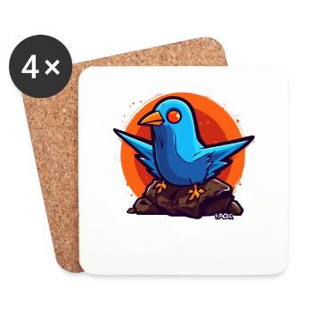 Dove of Peace - Coasters (set of 4) - white - Front