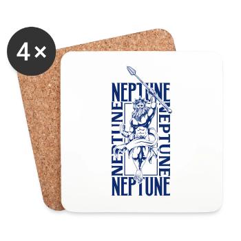 Neptune - Coasters (set of 4) - white - Front