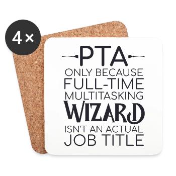 Pharmacie PTA Wizard - Dessous de verre (lot de 4) - blanc - Devant
