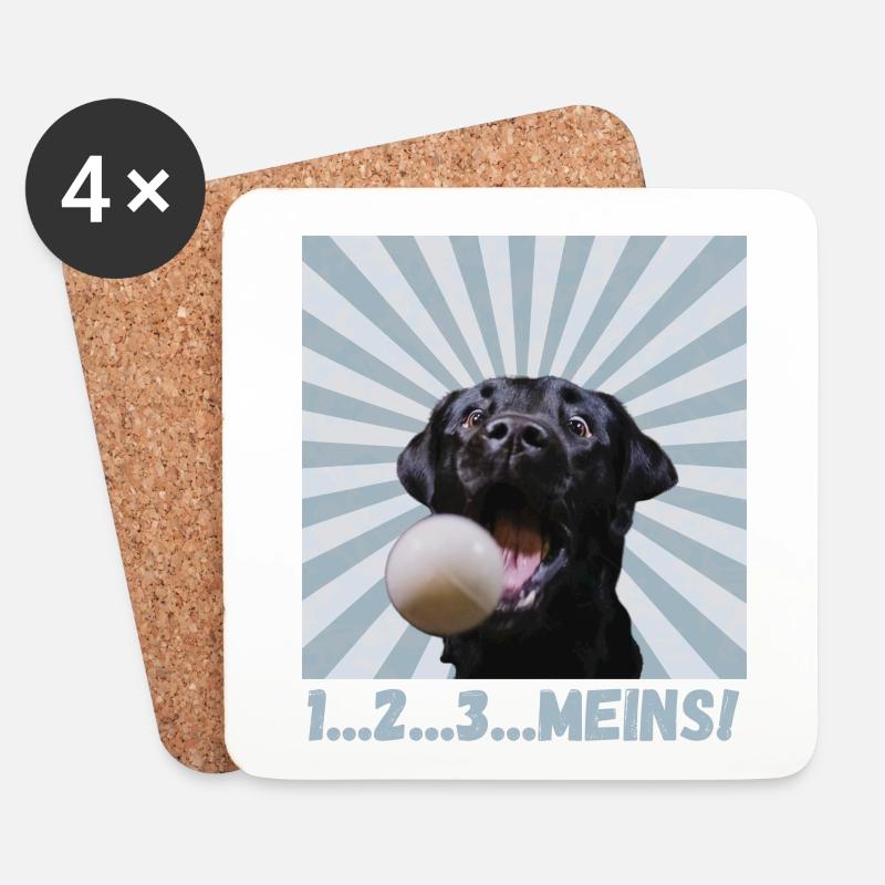 1...2...3...MEINS! - Untersetzer (4er-Set) - Weiß
