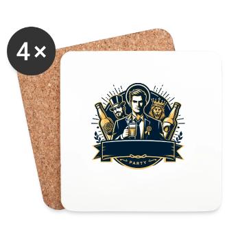 Bachelor Party - Bachelor Party 4 - Coasters (set of 4) - white - Front