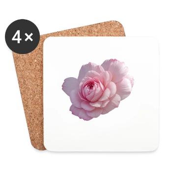 Rose Pink - Untersetzer (4er-Set) - Weiß - Vorne