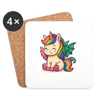 Magic Sniffer - Coasters (set of 4) - white - Front