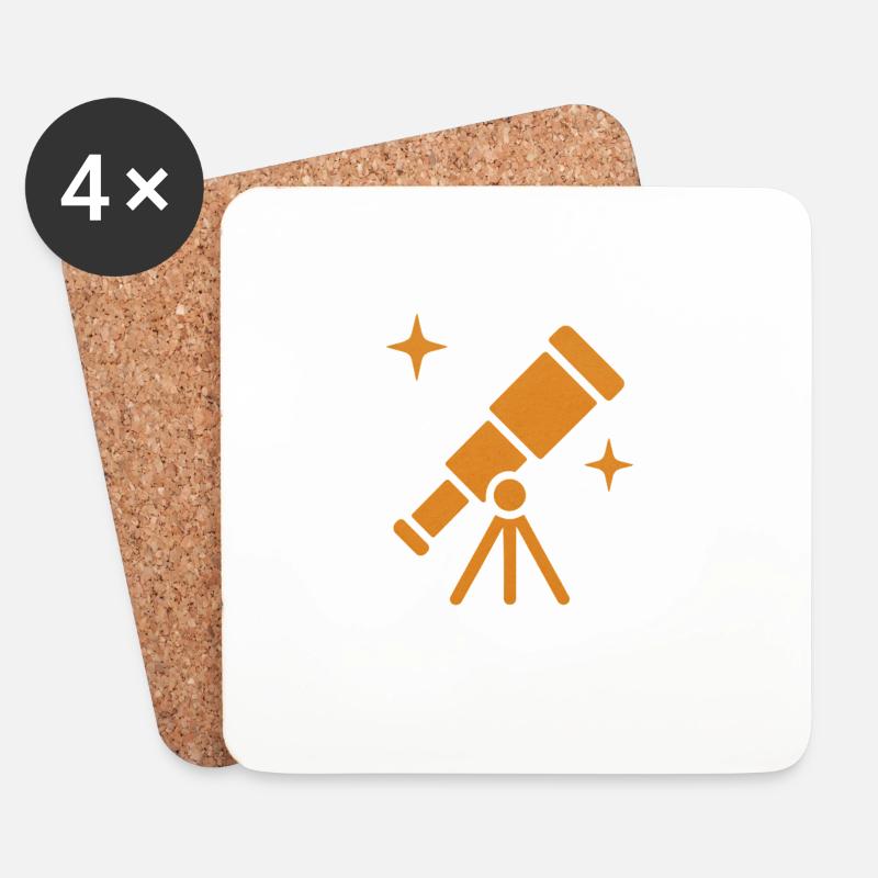 Telescope - Coasters (set of 4) - white