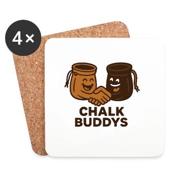 Chalk Buddys - Untersetzer (4er-Set) - Weiß - Vorne