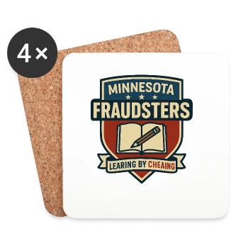Minnesota Fraudsters Learing by Cheaing - Untersetzer (4er-Set) - Weiß - Vorne