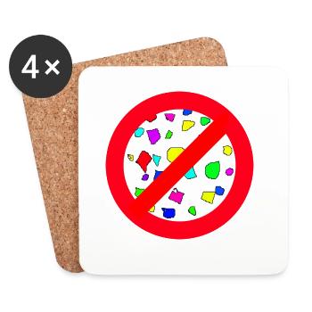 SSMK Logo Only - Coasters (set of 4) - white - Front