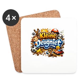 Kleine Schurke Spielwelt - Untersetzer (4er-Set) - Weiß - Vorne