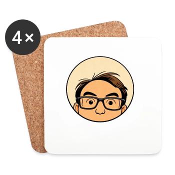 Felix does something - Coasters (set of 4) - white - Front