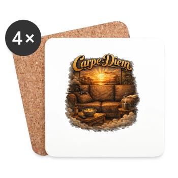 Carpe Diem Sofa Sunset - Coasters (set of 4) - white - Front
